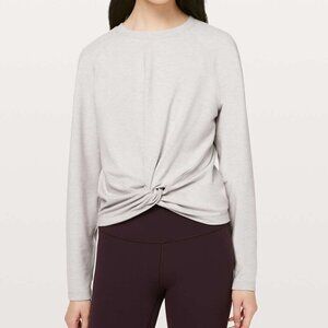 Lululemon Tuck & Gather Pullover - 8 Heathered Mod Stargaze